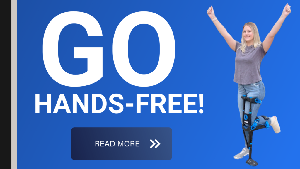 Go Hands-Free iWALK hands-free crutch read more button