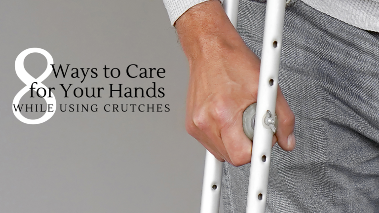 8 Ways to Care for Your Hands While Using Crutches - iWALK hands free crutch