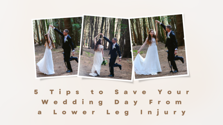 5 Tips to Save Your Wedding Day from a Lower Leg Injury iWALK hands-free crutch - iWALKFree