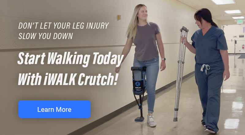 Ditch Crutches for the iWALK Hands Free Crutch iWALKFree